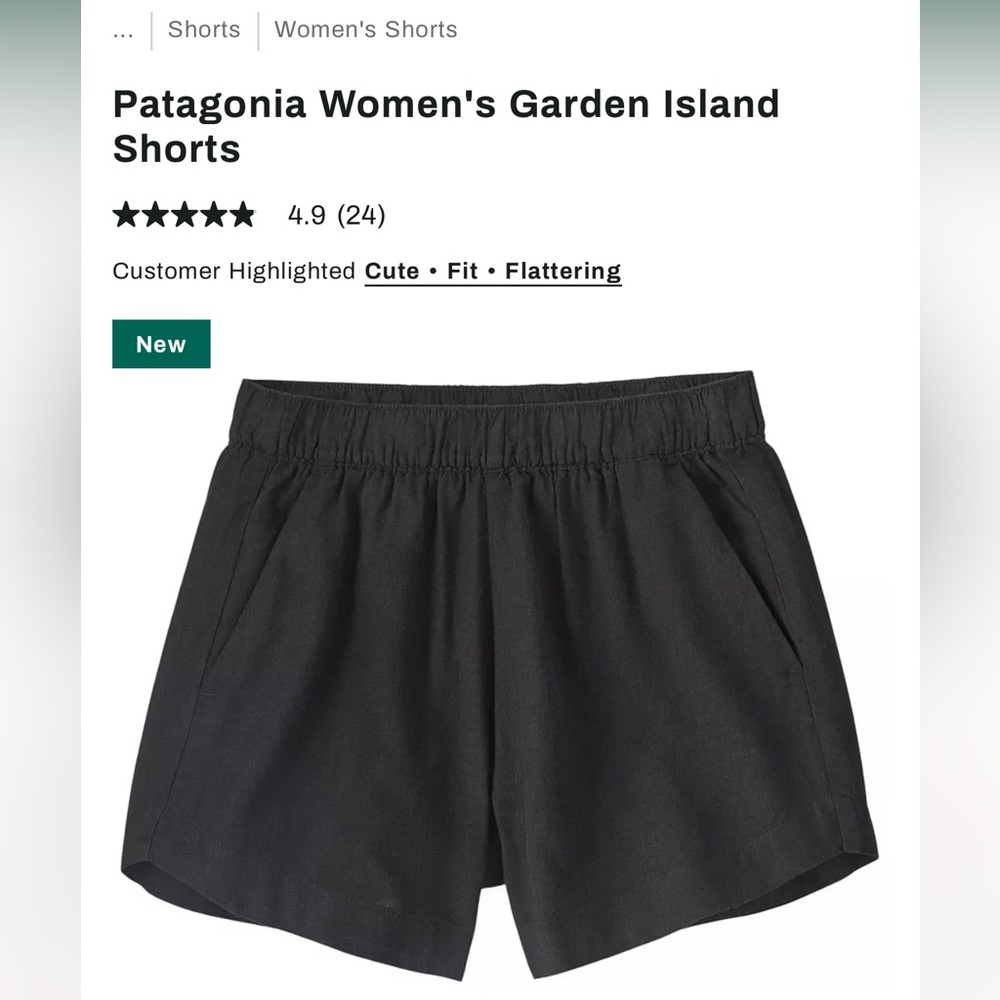 Brand new with tags! Patagonia garden Island shorts - Picture 4 of 7
